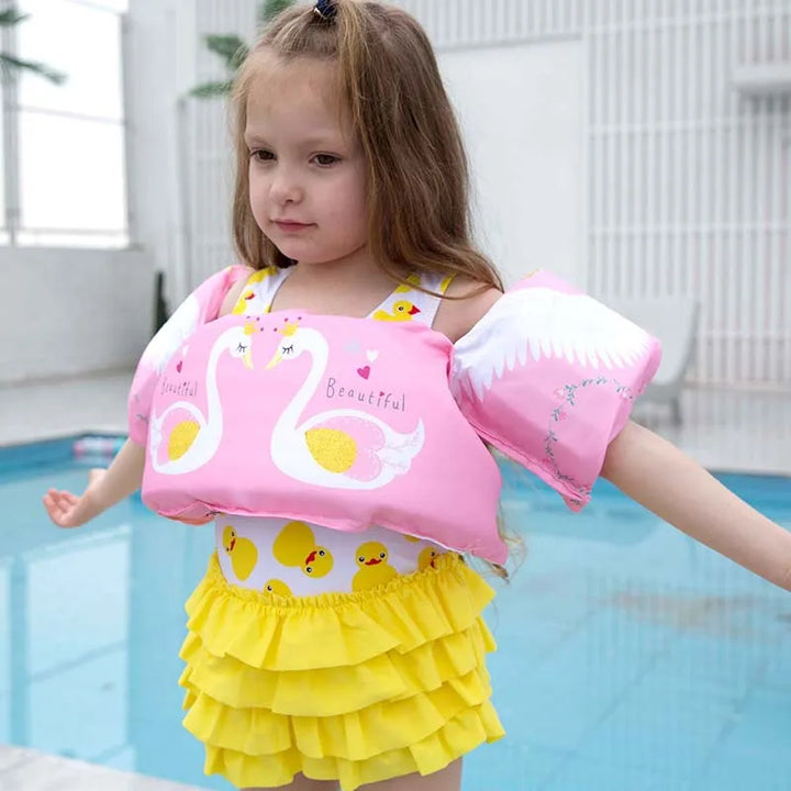 Baby Float Arm Sleeve Floating Ring Safe Life Jacket Buoyancy Vest Kid Swimming Equipment Armbands Swim Foam Pool Toys Life Vest